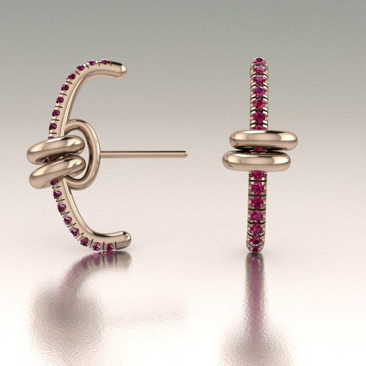 Brasa Ruby Earrings