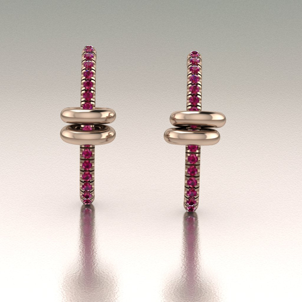 Brasa Ruby Earrings
