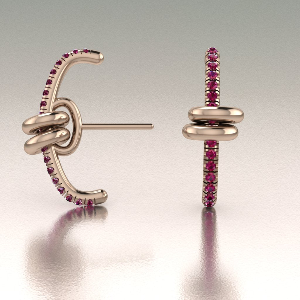 Brasa Ruby Earrings
