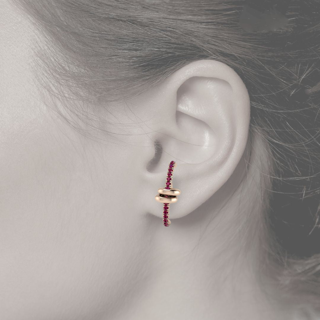 Brasa Ruby Earrings
