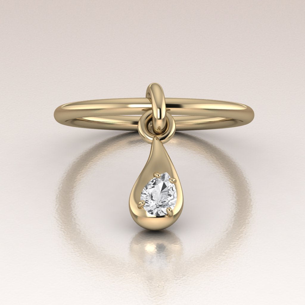 14k Gold Morning Dew Charm Talisman