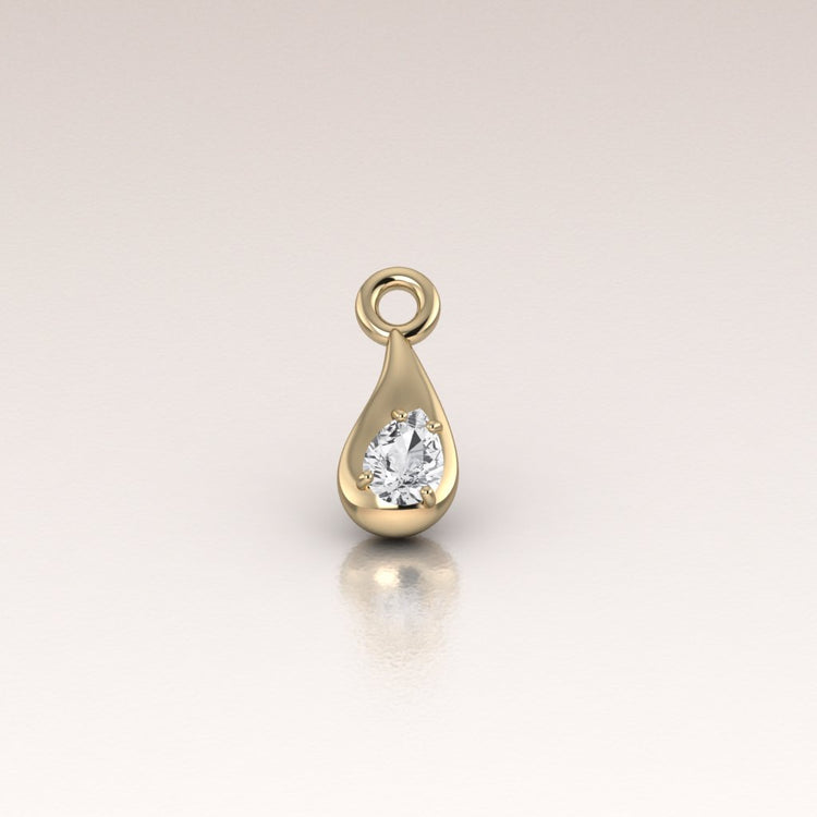 14k Gold Morning Dew Charm Talisman
