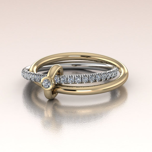 14K Gold Stackable Rings for Women | Stacking Ring Sets - ANTOANETTA