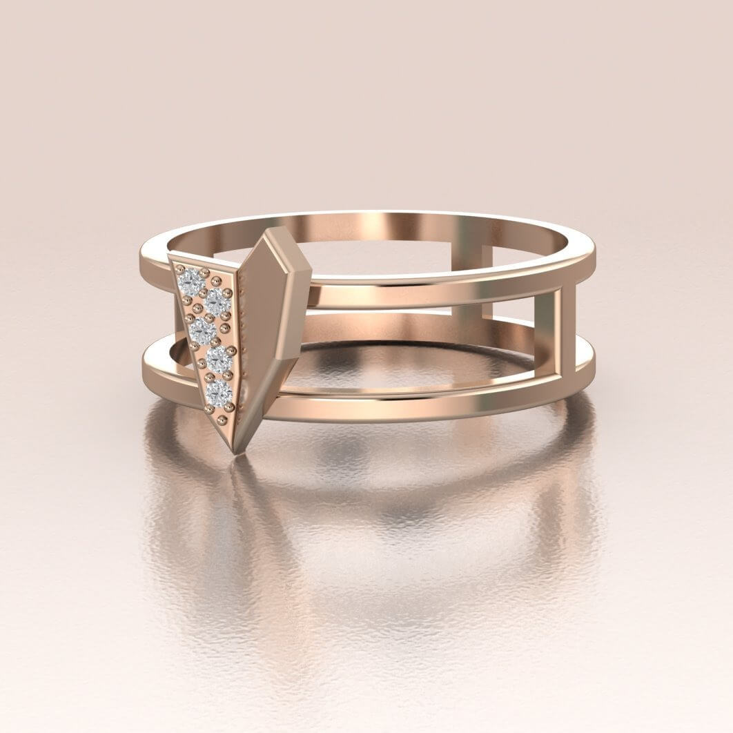 A-Typical Love Ring 14K Gold