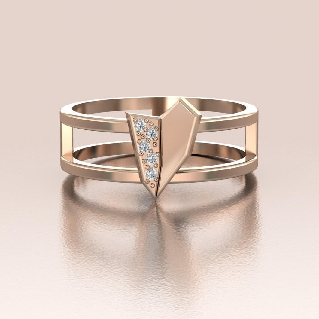 A-Typical Love Ring 14K Gold